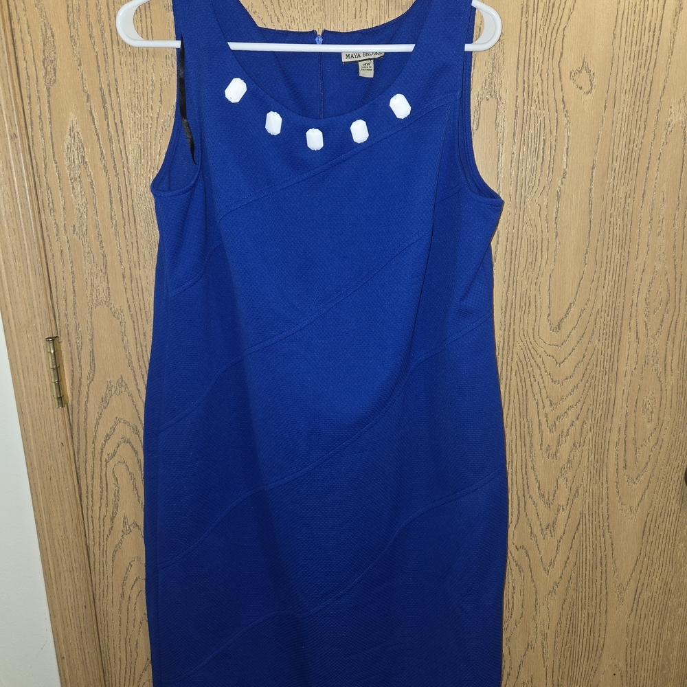 Elegant Blue Midi Dress